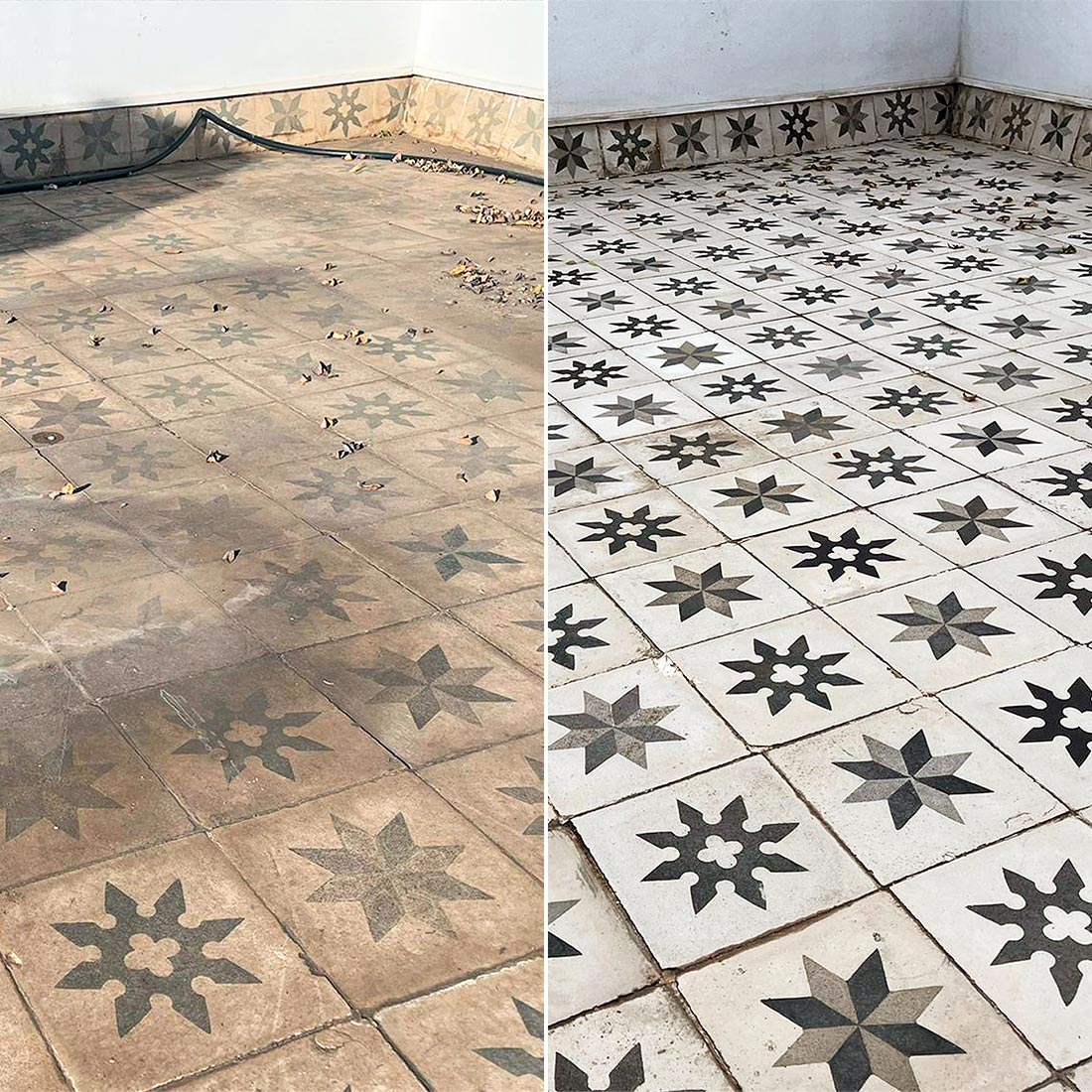 LIMPIEZA - Pavimento hidráulico